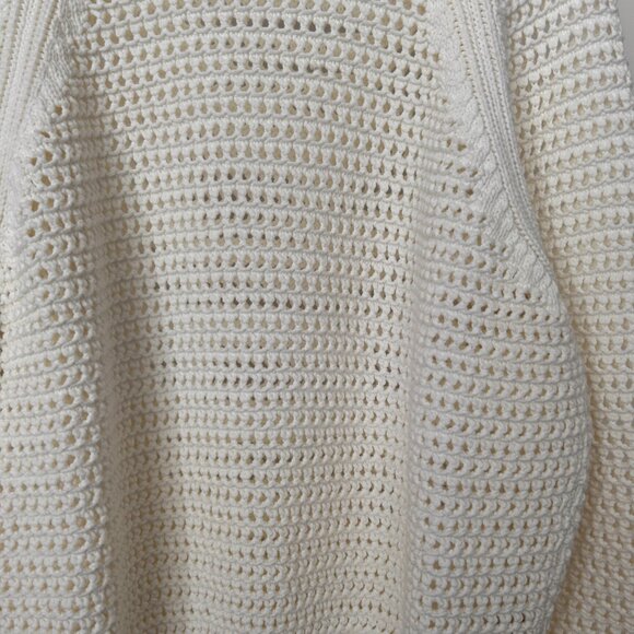 UNIQLO U | Cotton Sweater | Ecru | Size M - Picture 4 of 8